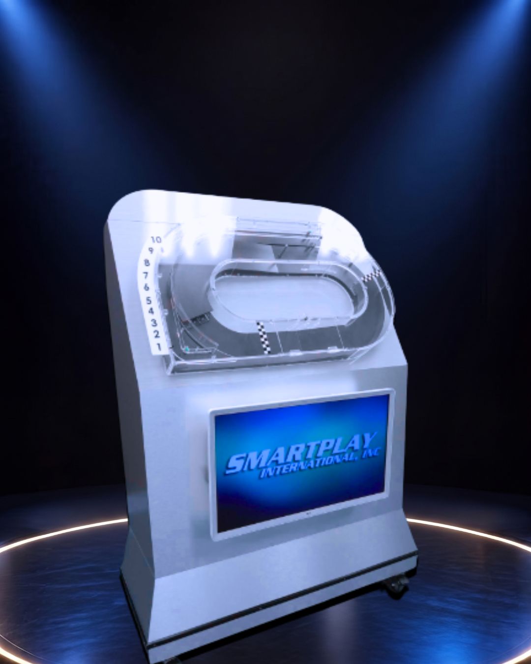 RaceTrack air-mix lottery drawing machine